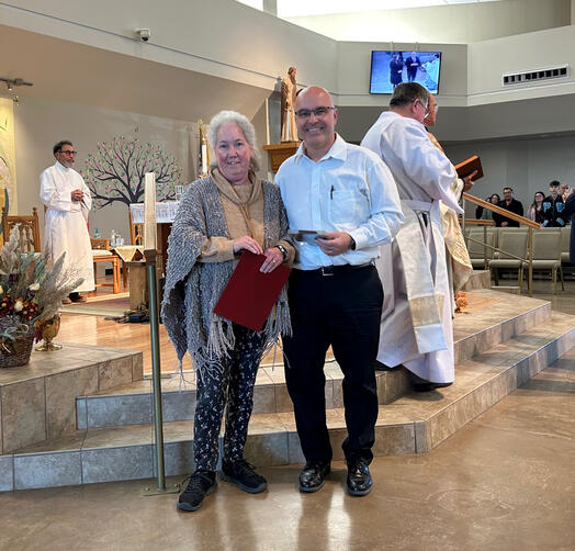 Note of thanks from seminarian Zachary